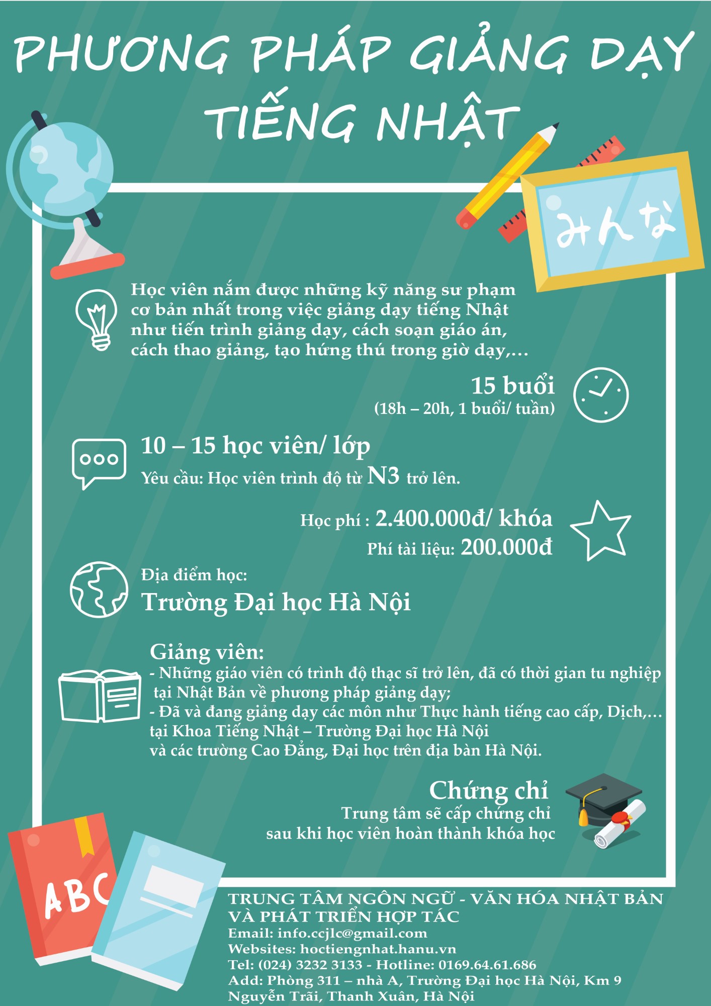 KHÓA HỌC PHƯƠNG PHÁP GIẢNG DẠY